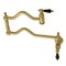 Kingston Brass KS2107PKL Duchess Wall Mount Pot Filler, Brushed Brass KS2107PKL - alternate 1